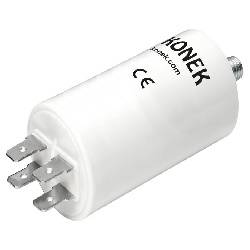 CONDENSADOR POLIPROPILENO PARA ARRANQUE DE MOTOR 10UF 450VCA 5% - 35x70mm - FASTON