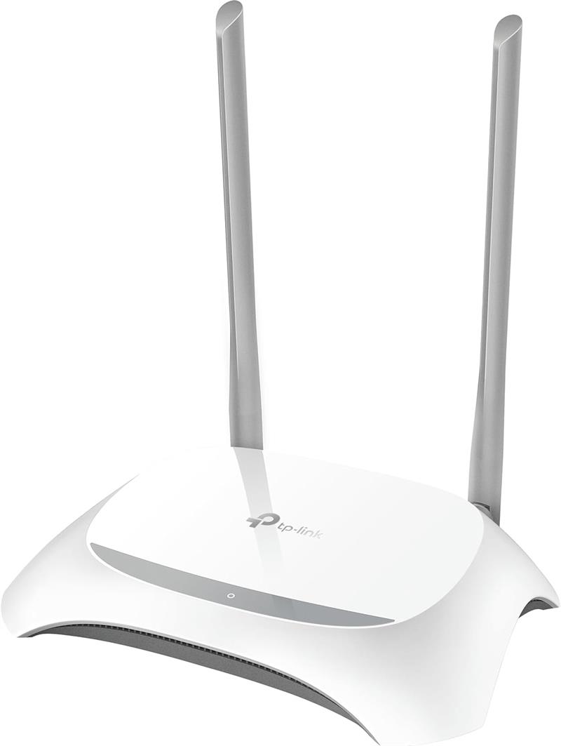 ROUTER NEUTRO TP-LINK 300Mbps - 4 PUERTOS 10 100Mbps - 2,4GHZ - DOBLE ANTENA - MODO PUNTO ACCESO Y RED INVITADOS