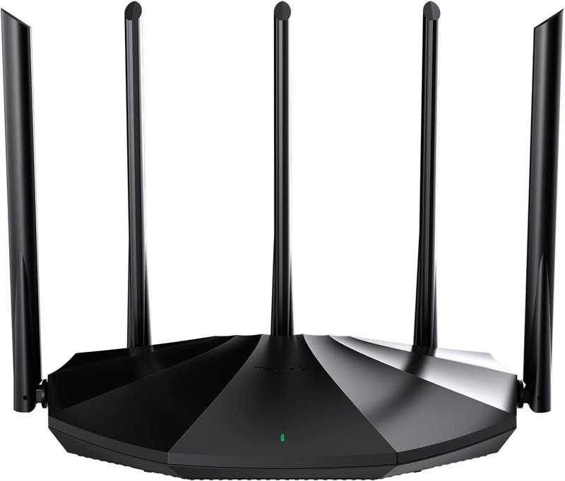 ROUTER NEUTRO TENDA WIFI6X - 4 PTOS GIGABIT - DUAL BAND 2,4GHZ - 5GHZ - 5 ANTENAS - MODO REPETIDOR