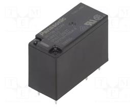 RELE ELECTROMAGNETICO PANASONIC SPDT 24VDC / 10A - 250VCA  - 1Cto - 28,6x12,8x20mm