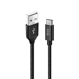 CONEXION USB A 2.0 - USB TIPO C - 2,4A - 1,5 METROS -  NYLON