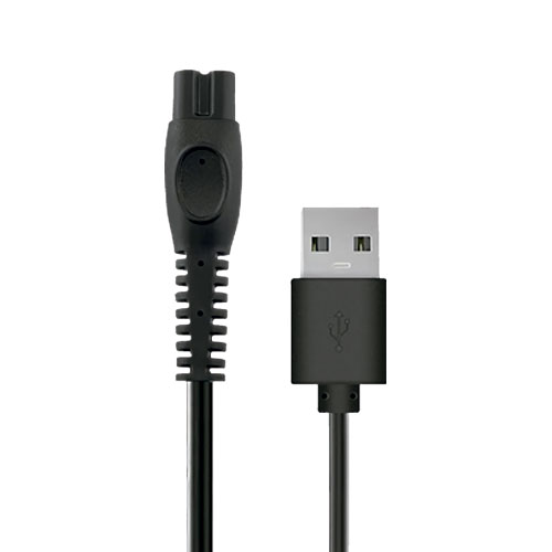 CONEXION USB A 2.0 - CONECTOR AFEITADORA - 2A - 1 METRO - NYLON CONEXION USB A 2.0 - CONECTOR AFEITADORA - 2A - 1 METRO - NYLON