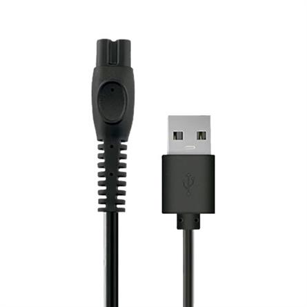 CONEXION USB A 2.0 - CONECTOR AFEITADORA - 2A - 1 METRO - NYLON