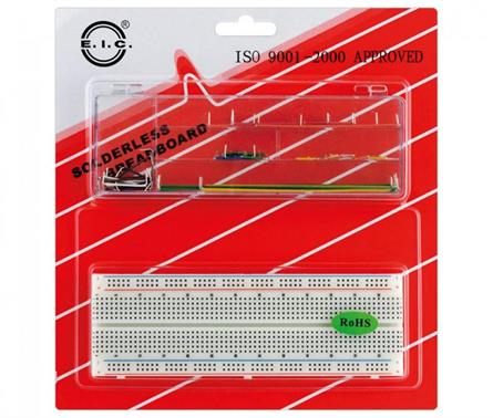 PLACA BOARD 840 PUNTOS + 70 PUENTES - 165,0x55,0mm	