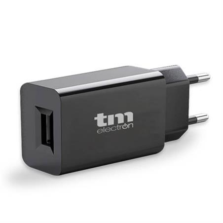 CARGADOR TM ENTRADA AC100-240V a x1 USB - 5V 2,4A - NEGRO