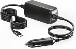 CARGADOR DE SMARTPHONE Y PORTATIL - PARA COCHE - 100W - ENTRADA 12.. 24VCC - SALIDA USB C 20V, 15V, 12V, 9V y 5V