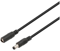 CONEXIÓN - PROLONGADOR ALIMENTACION - JACK HUECO 5.5x2.5mm MACHO - HEMBRA - 10m