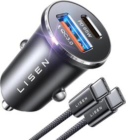 CARGADOR DE COCHE PD QC3.0 - USB A + USB C  - 54W - INCLUYE CABLE NYYLON USB C DE 60W