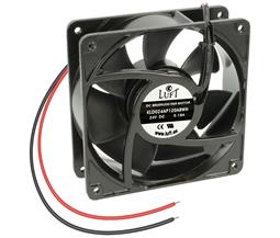 VENTILADOR METAL 120X120X38 - 24VCC RODAMIENTO - ALUMINIO - HILOS