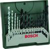 JUEGO DE BROCAS BOSCH 15 PIEZAS - MADERA MAMPOSTERIA Y METAL