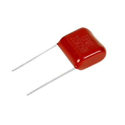 CONDENSADOR POLIESTER 33nF  250VAC - RASTER 10mm - PATILLAS 25mm - 33K