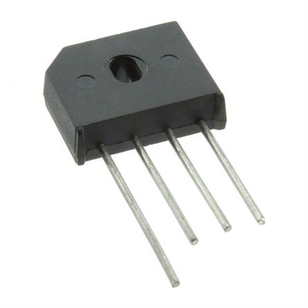 PUENTE RECTIFICADOR PLANO  1000V 6A - SOLDAR C.I.  - KBU6M