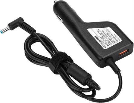 CARGADOR DE PORTATIL ESPECIFICO HP NP 45W - 19,5V / 2,31A - JACK 4,5x3mm - PARA COCHE