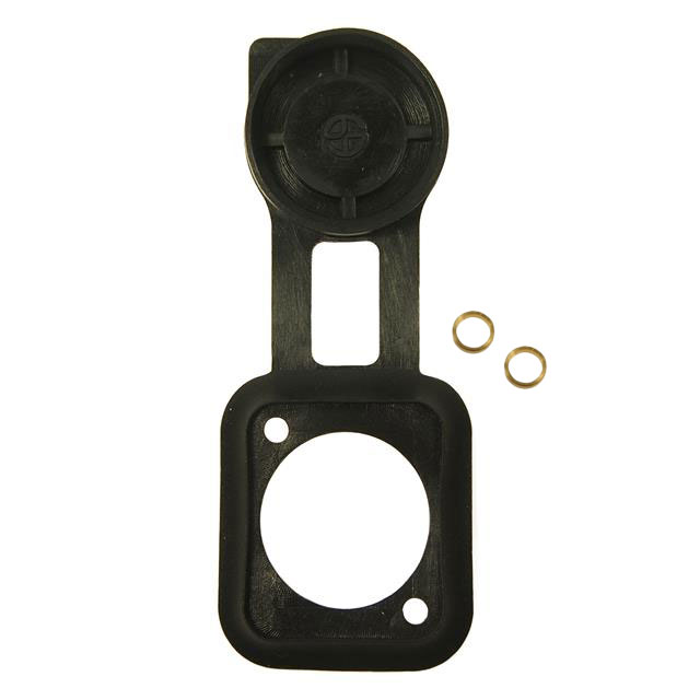 TAPA JUNTA DE GOMA PARA CONECTORES ESTANDAR XLR - PANEL - 19x24mm