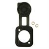 TAPA JUNTA DE GOMA PARA CONECTORES ESTANDAR XLR - PANEL - 19x24mm