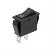 PULSADOR BASCULANTE ROCKER- 2 posiciones RETORNO - 16A 250VAC - OFF-(ON) - NEGRO