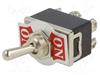 INTERRUPTOR PALANCA NINIGI DPDT - 3 POSICIONES 10A 250V - [ON - ON] - CONECTORES FASTON 6,3mm