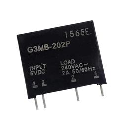 RELE ESTADO SOLIDO SSR - OMRON - 5V 2A - PARA PCB  - SERIE G3MB-202P - 24,5x20,5x5,5mm