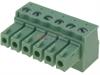 BLOQUE DE BORNAS DESMONTABLE - ENCHUFE HEMBRA - RASTER 3,50mm - 6 PIN
