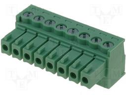 BLOQUE DE BORNAS DESMONTABLE - ENCHUFE HEMBRA - RASTER 3,50mm - 8 PIN