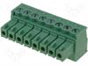 BLOQUE DE BORNAS DESMONTABLE - ENCHUFE HEMBRA - RASTER 3,50mm - 8 PIN