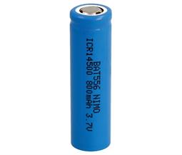 BATERIA LI-ION 3,7V - 800mAh 14500 ICR14500 RECARGABLE - 14,0x50,0mm - SIN cto DE CONTROL