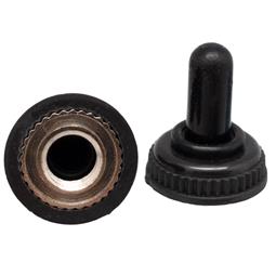 CAPUCHON PROTECTOR PARA INTERRUPTORES DE PALANCA M6 - DIAMETRO 6mm - IMPERMEABLE - NEGRO