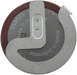 BATERIA PANASONIC 3V - PARA LLAVE BMW - 20X2mm - PARA SOLDAR - ML2020 VL2020 - PATILLAS A 105º