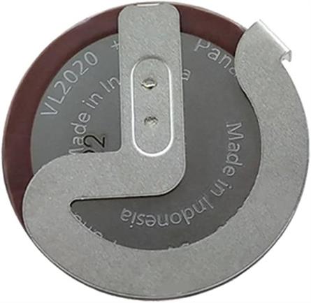 BATERIA PANASONIC 3V - PARA LLAVE BMW - 20X2mm - PARA SOLDAR - ML2020 VL2020 - PATILLAS A 105º