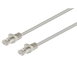CONEXION ETHERNET RJ45 UTP CAT6 MACHO - MACHO - 0,5 METROS - GRIS