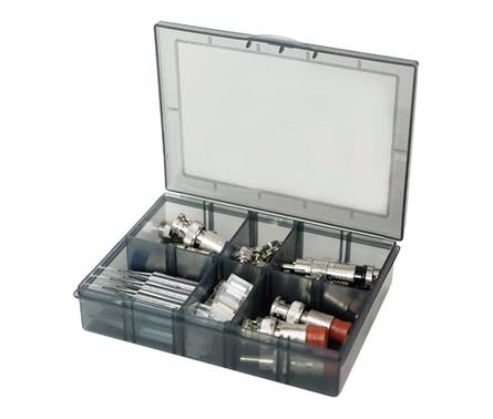 CAJA CLASIFICADORA MULTIUSO - 10 DEPARTAMENTOS - 133,0x105,0x30,0mm - TRANSPARENTE