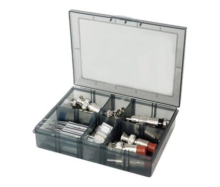 CAJA CLASIFICADORA MULTIUSO - 10 DEPARTAMENTOS - 133,0x105,0x30,0mm - TRANSPARENTE
