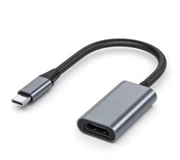CONVERSOR - ADAPTADOR ENTRADA USB TIPO-C MACHO - SALIDA HDMI HEMBRA - 4K@30hz - METAL