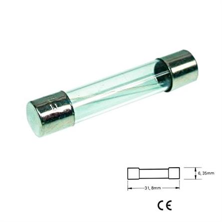 FUSIBLE 6X32 RAPIDO 15A CRISTAL - 1 UNIDAD
