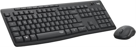 TECLADO + RATON LOGITECH INALAMBRICO 2,4GHZ MK295 - NEGRO