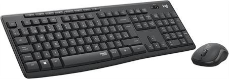 TECLADO + RATON LOGITECH INALAMBRICO 2,4GHZ MK295 - NEGRO