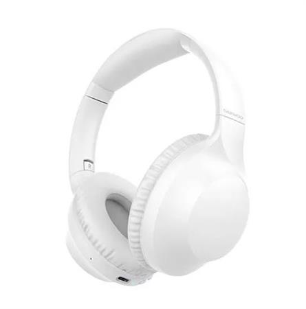 AURICULAR DE DIADEMA DAEWOO - INALAMBRICO BLUETOOTH 5.3 - CARGA RAPIDA - HASTA 15 METROS - BLANCO