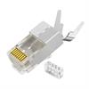 CONECTOR MODULAR RED RJ45 FTP - 2 PARTES  - 8 VIAS - CAT7 - 1 UNIDAD