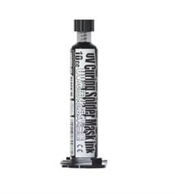 MASCARA DE SOLDADURA UV MECHANIC - 10CC - NEGRO + BOQUILLA