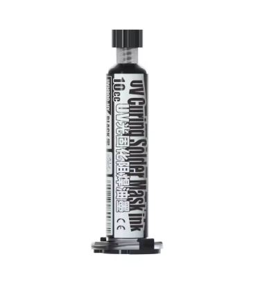 MASCARA DE SOLDADURA UV MECHANIC - 10CC - NEGRO + BOQUILLA