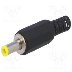 CONECTOR JACK ALIMENTACION 4x1,7mm LARGO 10mm - PUNTA AMARILLA