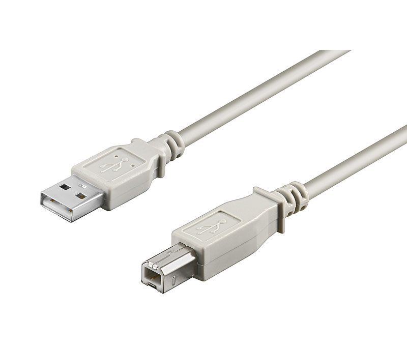 CONEXION EC USB MACHO TIPO A - USB MACHO TIPO B BEIGE [10m] - IMPRESORA