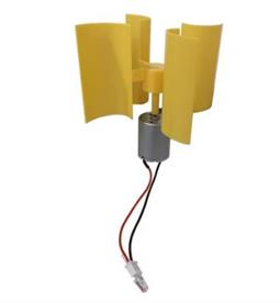 KIT DIDACTICO AEROGENERADOR - INCLUYE MOTOR, PALAS, CABLE Y LED