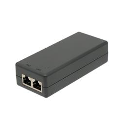 INYECTOR POE 15W - 802.3AF - 2 Ptos RJ45 1GBps - HASTA 100mts