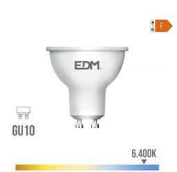 LAMPARA LED DICROICA - GU10 - 10W - 6400K - LUZ FRIA - 932lm