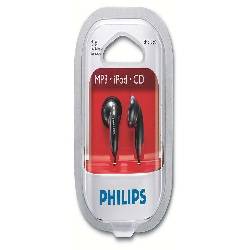 AURICULARES ESTEREO PHILIPS 50mW 100DB CON DUMPBASS - JACK 3,5mm - NEGRO