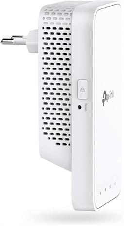 REPETIDOR WIRELESS 1200Mbps DOBLE BANDA - TP-LINK - UNIVERSAL - EXTENSOR DE COBERTURA HASTA 120m2 - CON ETHERNET 10/100