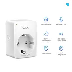 ENCHUFE INTELIGENTE TP-LINK PROGRAMABLE WI-FI - COMP GOOGLE HOME Y ALEXA