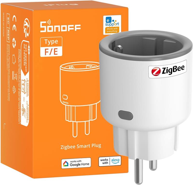 ENCHUFE INTELIGENTE SONOFF WI-FI - MONITOR DE ENERGIA Y CONTROL REMOTO - ZIGBEE