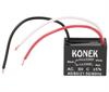 CONDENSADOR DE ARRANQUE DE MOTOR DOBLE 1+1.5UF 450VAC - CABLES 110mm - 38X20X29mm